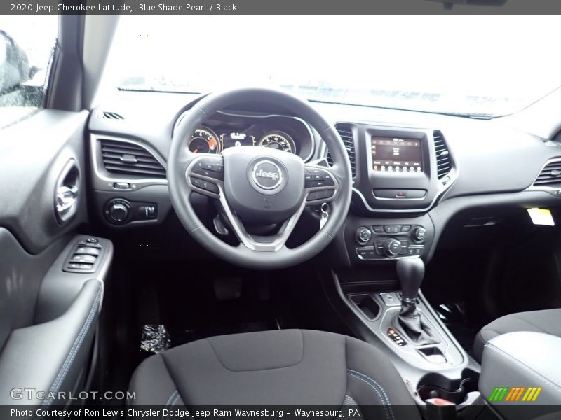 Blue Shade Pearl / Black 2020 Jeep Cherokee Latitude