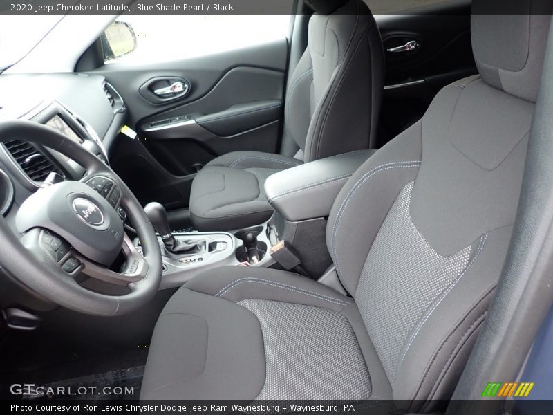 Blue Shade Pearl / Black 2020 Jeep Cherokee Latitude