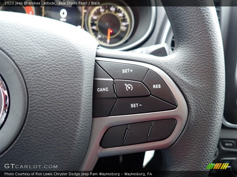 Blue Shade Pearl / Black 2020 Jeep Cherokee Latitude