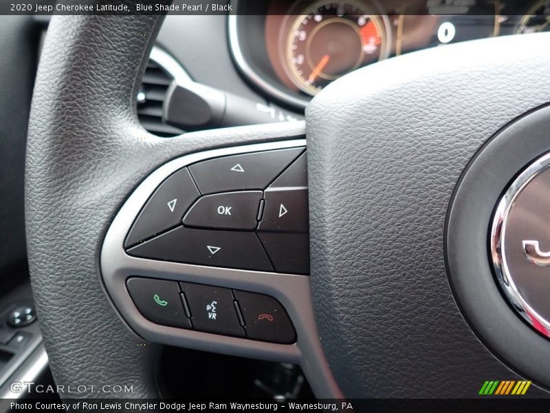 Blue Shade Pearl / Black 2020 Jeep Cherokee Latitude