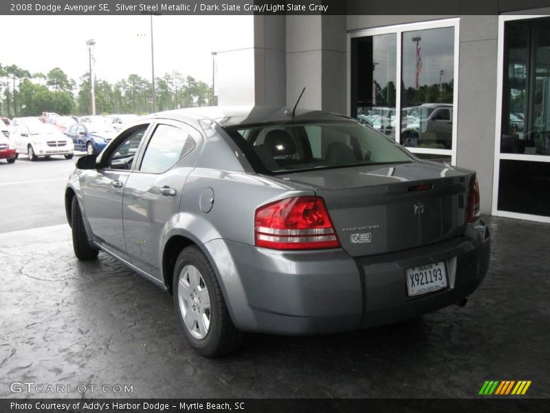 Silver Steel Metallic / Dark Slate Gray/Light Slate Gray 2008 Dodge Avenger SE