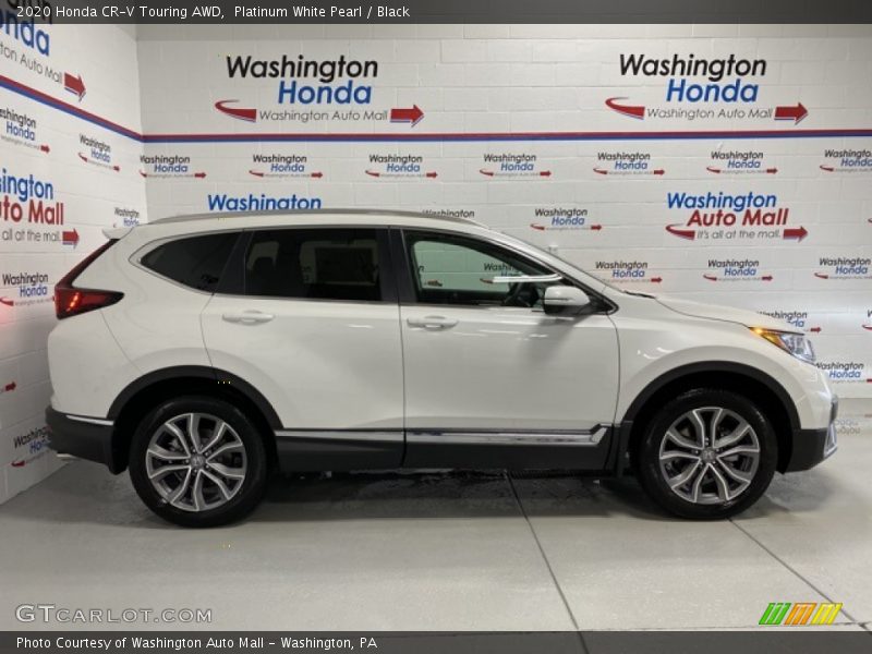 Platinum White Pearl / Black 2020 Honda CR-V Touring AWD