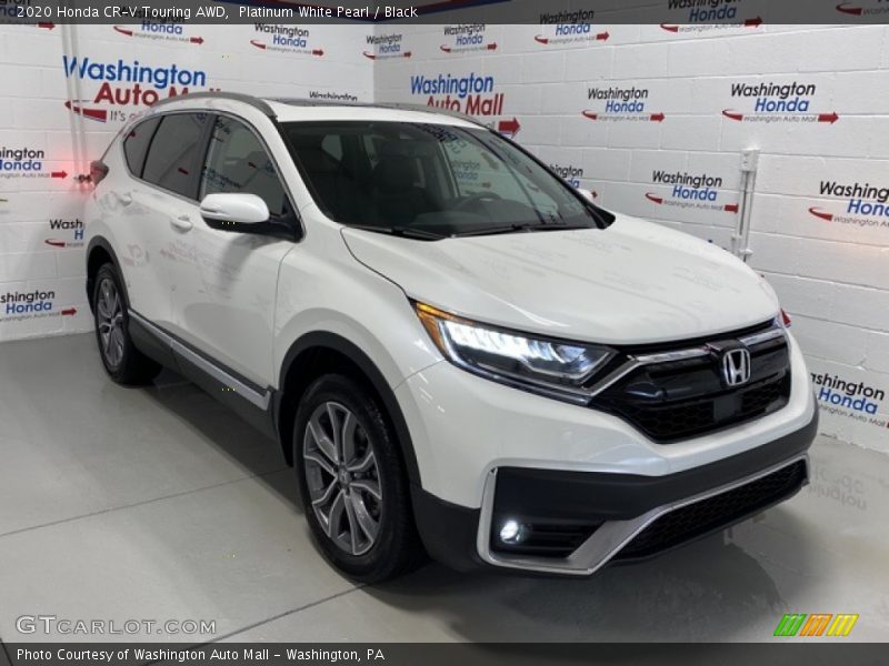 Platinum White Pearl / Black 2020 Honda CR-V Touring AWD