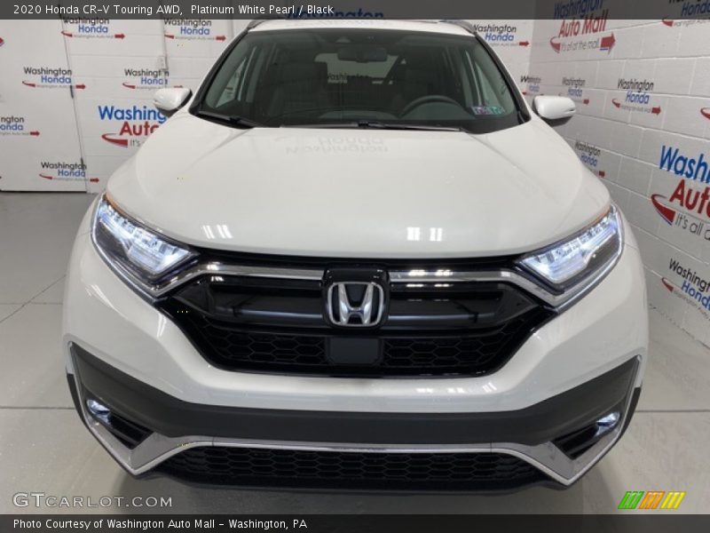 Platinum White Pearl / Black 2020 Honda CR-V Touring AWD