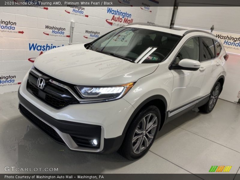 Platinum White Pearl / Black 2020 Honda CR-V Touring AWD