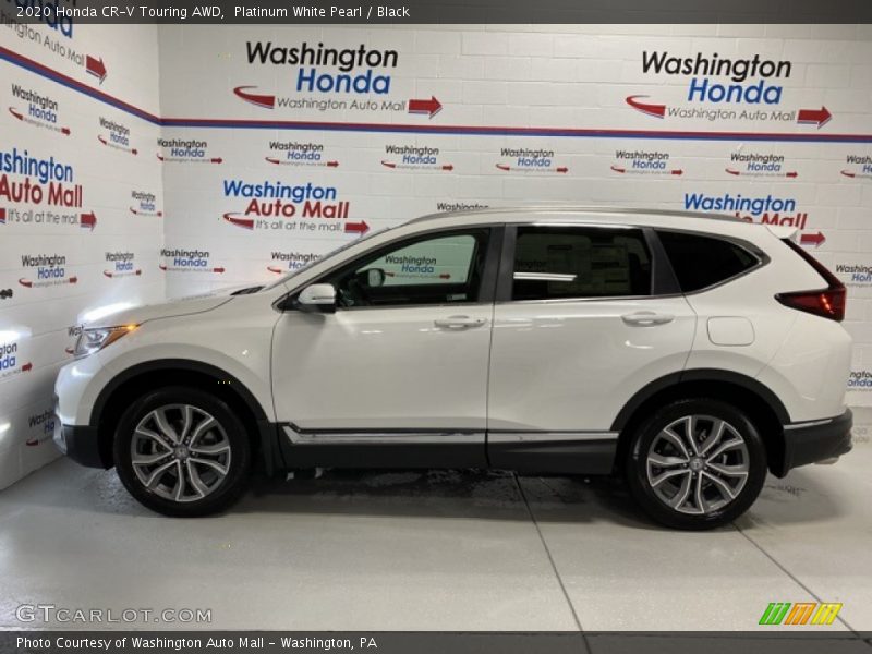 Platinum White Pearl / Black 2020 Honda CR-V Touring AWD