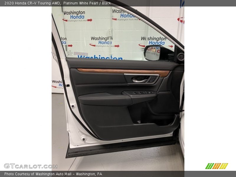 Platinum White Pearl / Black 2020 Honda CR-V Touring AWD