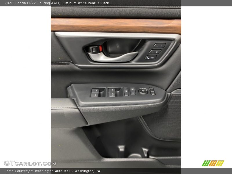 Platinum White Pearl / Black 2020 Honda CR-V Touring AWD