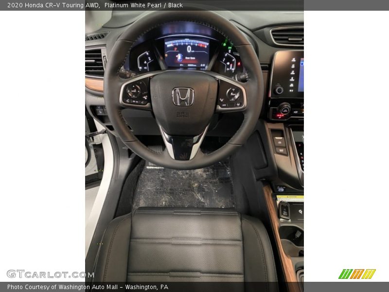 Platinum White Pearl / Black 2020 Honda CR-V Touring AWD