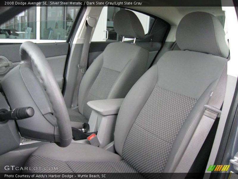 Silver Steel Metallic / Dark Slate Gray/Light Slate Gray 2008 Dodge Avenger SE