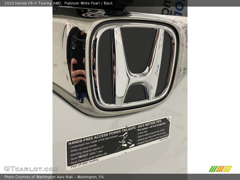 Platinum White Pearl / Black 2020 Honda CR-V Touring AWD