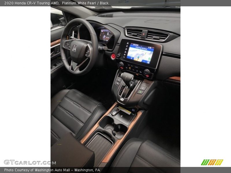 Platinum White Pearl / Black 2020 Honda CR-V Touring AWD