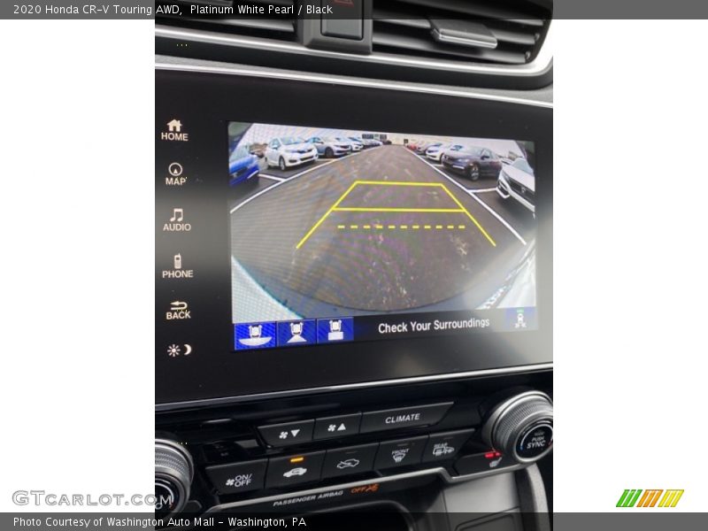 Platinum White Pearl / Black 2020 Honda CR-V Touring AWD