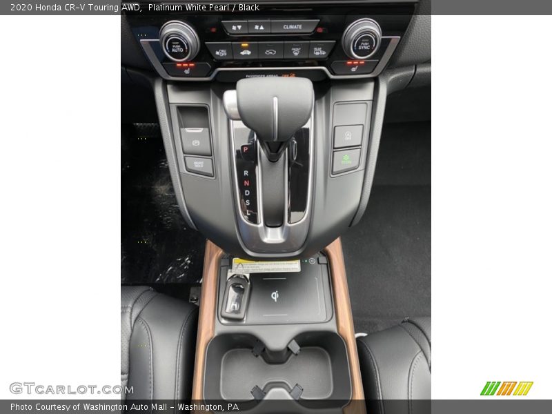 Platinum White Pearl / Black 2020 Honda CR-V Touring AWD