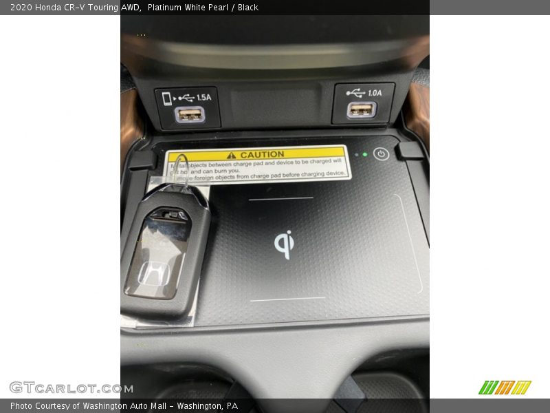 Platinum White Pearl / Black 2020 Honda CR-V Touring AWD