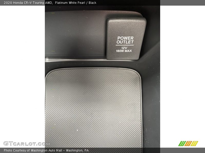 Platinum White Pearl / Black 2020 Honda CR-V Touring AWD