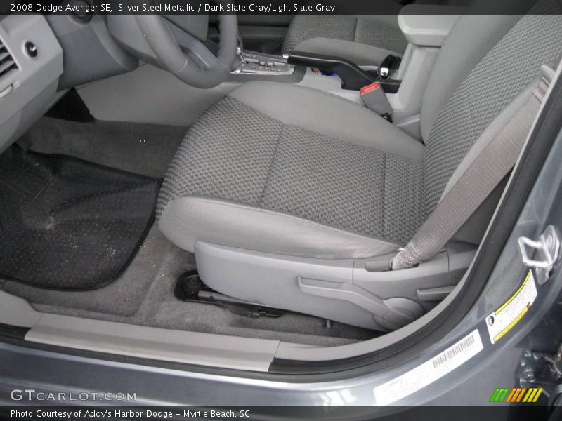 Silver Steel Metallic / Dark Slate Gray/Light Slate Gray 2008 Dodge Avenger SE