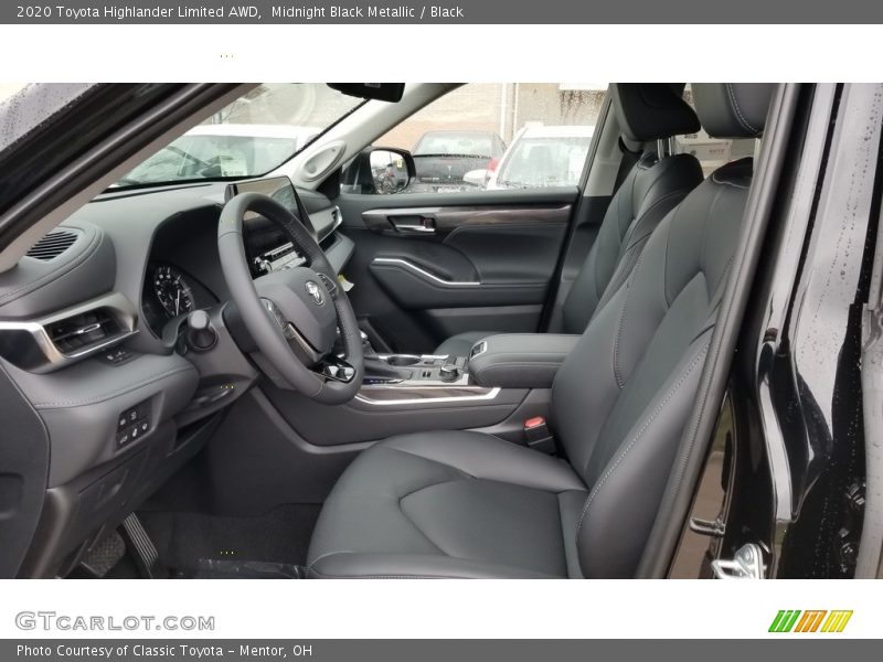 Midnight Black Metallic / Black 2020 Toyota Highlander Limited AWD