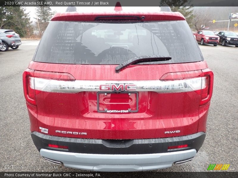 Red Quartz Tintcoat / Jet Black 2020 GMC Acadia SLE AWD