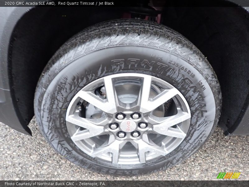Red Quartz Tintcoat / Jet Black 2020 GMC Acadia SLE AWD