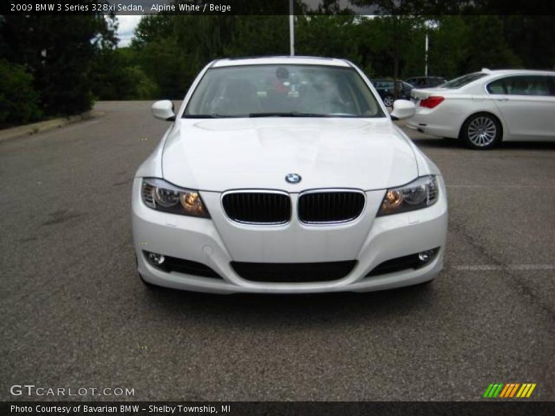 Alpine White / Beige 2009 BMW 3 Series 328xi Sedan