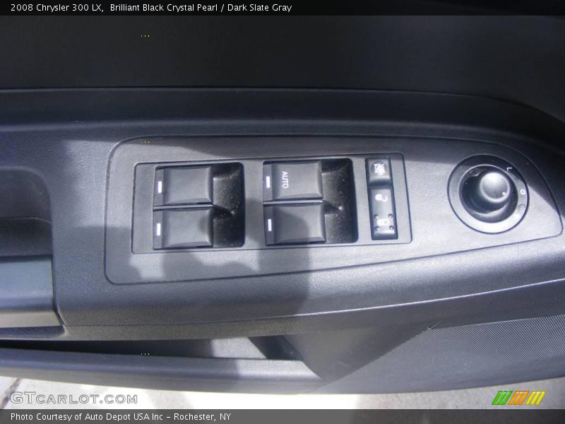 Brilliant Black Crystal Pearl / Dark Slate Gray 2008 Chrysler 300 LX