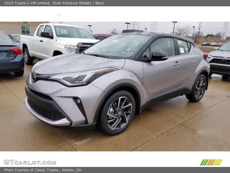 Silver Knockout Metallic / Black 2020 Toyota C-HR Limited