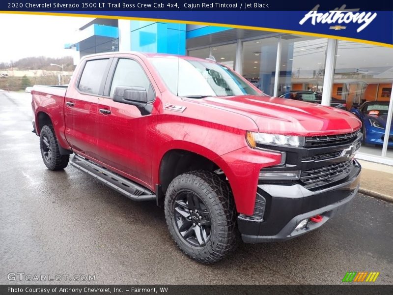 Cajun Red Tintcoat / Jet Black 2020 Chevrolet Silverado 1500 LT Trail Boss Crew Cab 4x4