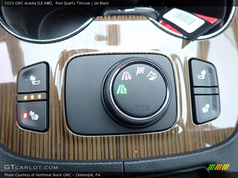 Controls of 2020 Acadia SLE AWD