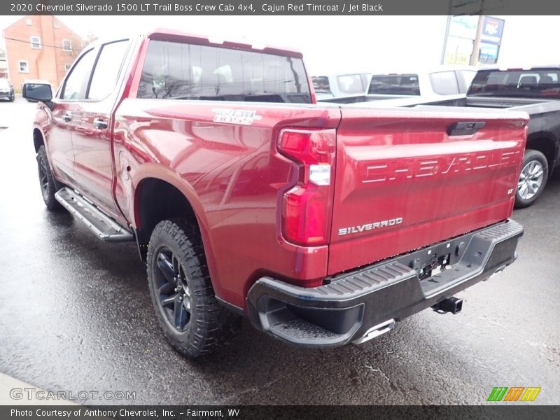 Cajun Red Tintcoat / Jet Black 2020 Chevrolet Silverado 1500 LT Trail Boss Crew Cab 4x4
