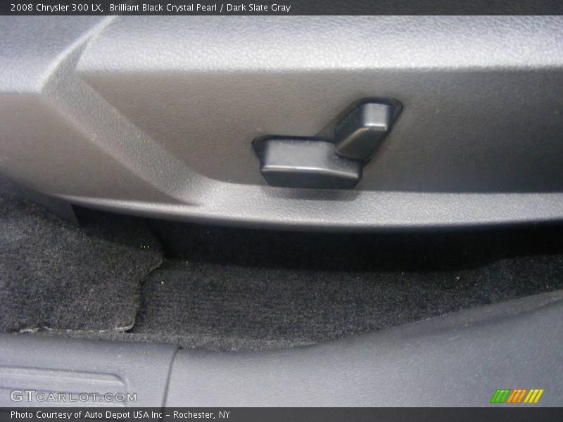 Brilliant Black Crystal Pearl / Dark Slate Gray 2008 Chrysler 300 LX