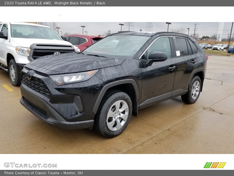 Midnight Black Metallic / Black 2020 Toyota RAV4 LE AWD