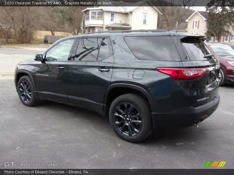 Graphite Metallic / Jet Black 2020 Chevrolet Traverse RS AWD