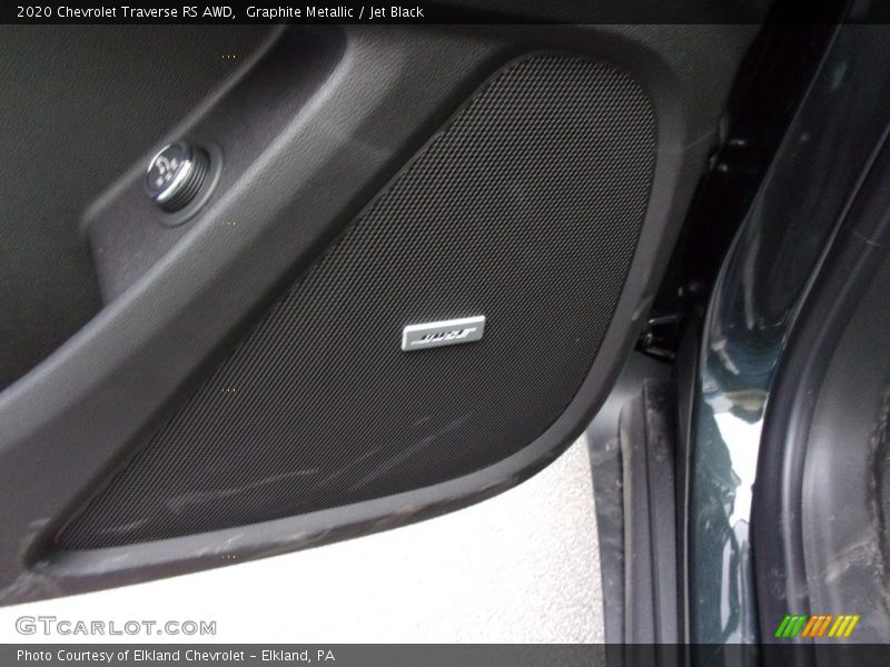 Graphite Metallic / Jet Black 2020 Chevrolet Traverse RS AWD