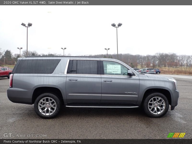 Satin Steel Metallic / Jet Black 2020 GMC Yukon XL SLT 4WD