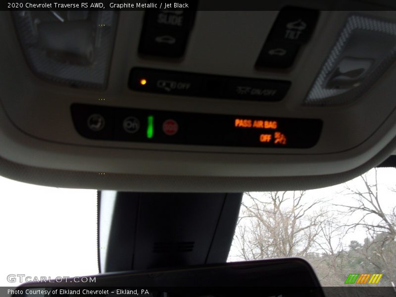 Graphite Metallic / Jet Black 2020 Chevrolet Traverse RS AWD