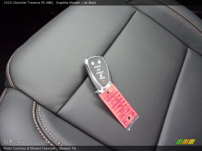 Graphite Metallic / Jet Black 2020 Chevrolet Traverse RS AWD