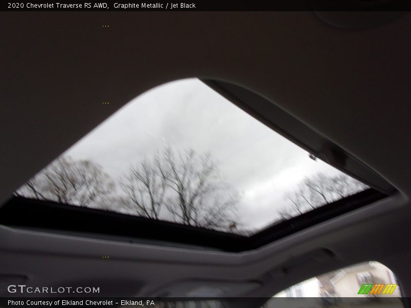 Graphite Metallic / Jet Black 2020 Chevrolet Traverse RS AWD