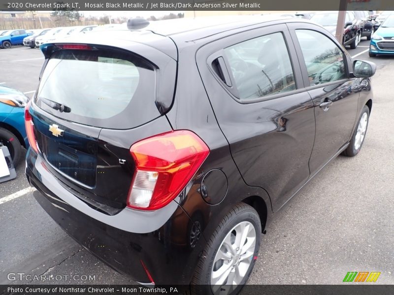 Mosaic Black Metallic / Jet Black/Dark Anderson Silver Metallic 2020 Chevrolet Spark LT