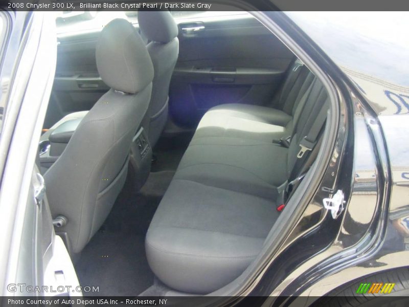 Brilliant Black Crystal Pearl / Dark Slate Gray 2008 Chrysler 300 LX