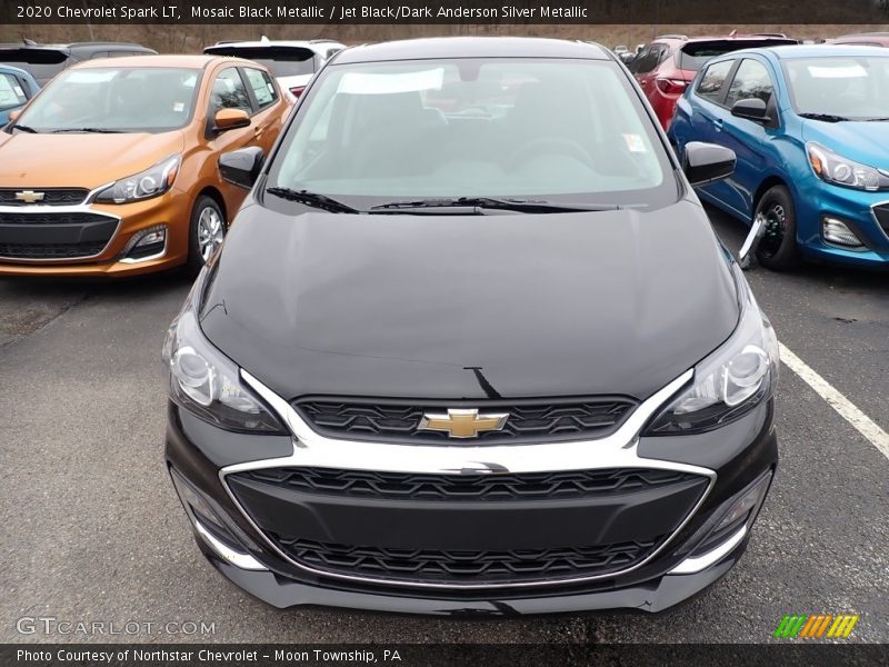 Mosaic Black Metallic / Jet Black/Dark Anderson Silver Metallic 2020 Chevrolet Spark LT