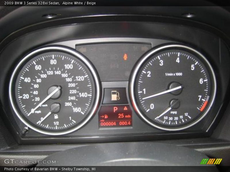 Alpine White / Beige 2009 BMW 3 Series 328xi Sedan