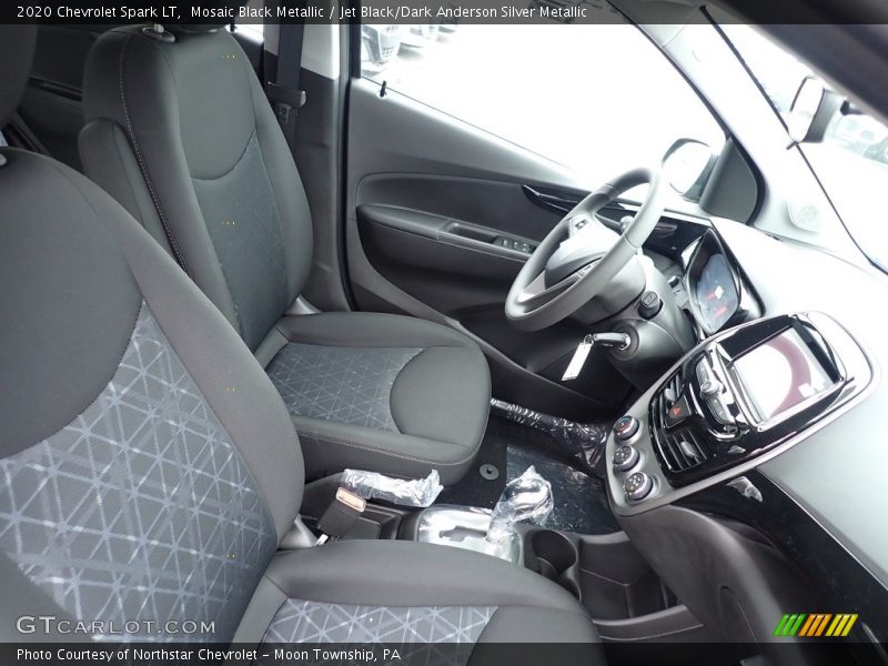 Mosaic Black Metallic / Jet Black/Dark Anderson Silver Metallic 2020 Chevrolet Spark LT