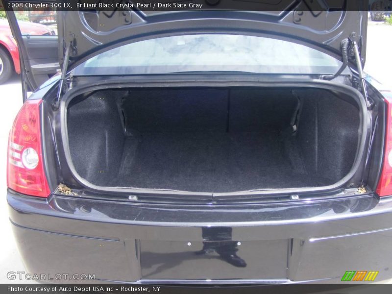 Brilliant Black Crystal Pearl / Dark Slate Gray 2008 Chrysler 300 LX