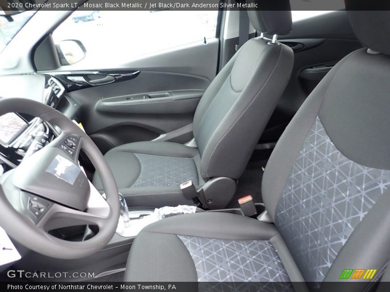 Mosaic Black Metallic / Jet Black/Dark Anderson Silver Metallic 2020 Chevrolet Spark LT