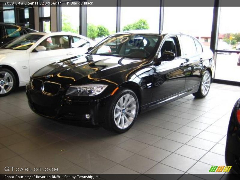 Jet Black / Black 2009 BMW 3 Series 328xi Sedan