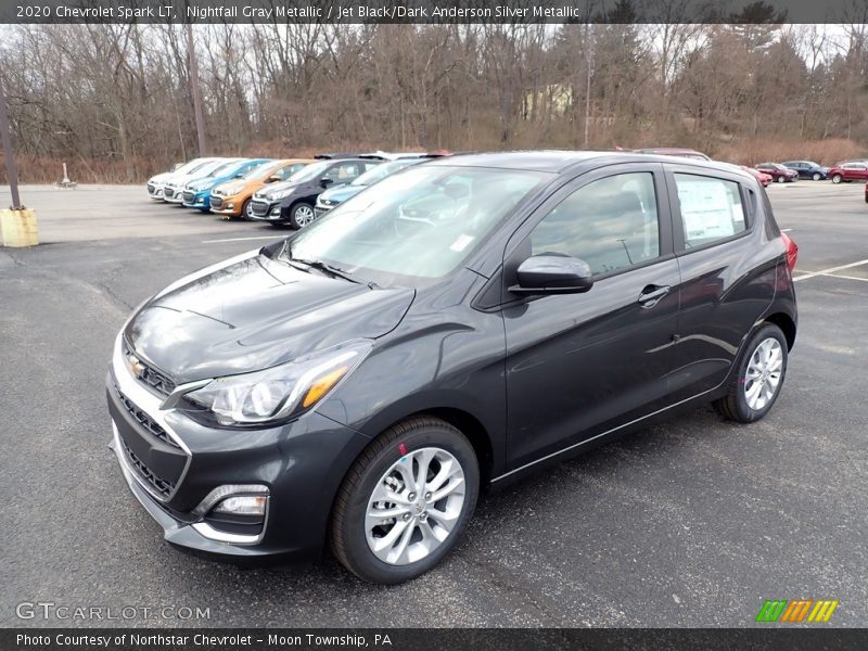 Nightfall Gray Metallic / Jet Black/Dark Anderson Silver Metallic 2020 Chevrolet Spark LT