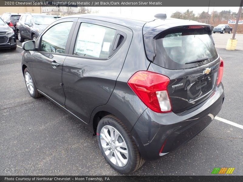 Nightfall Gray Metallic / Jet Black/Dark Anderson Silver Metallic 2020 Chevrolet Spark LT