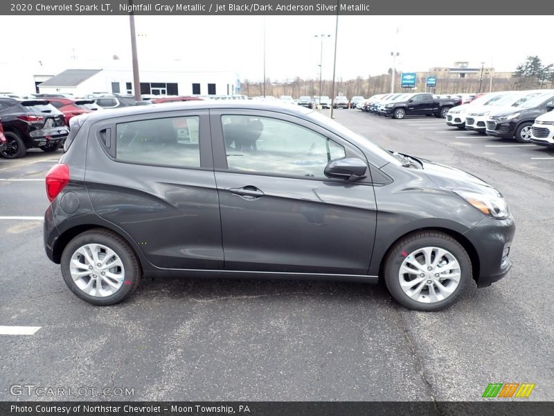 Nightfall Gray Metallic / Jet Black/Dark Anderson Silver Metallic 2020 Chevrolet Spark LT