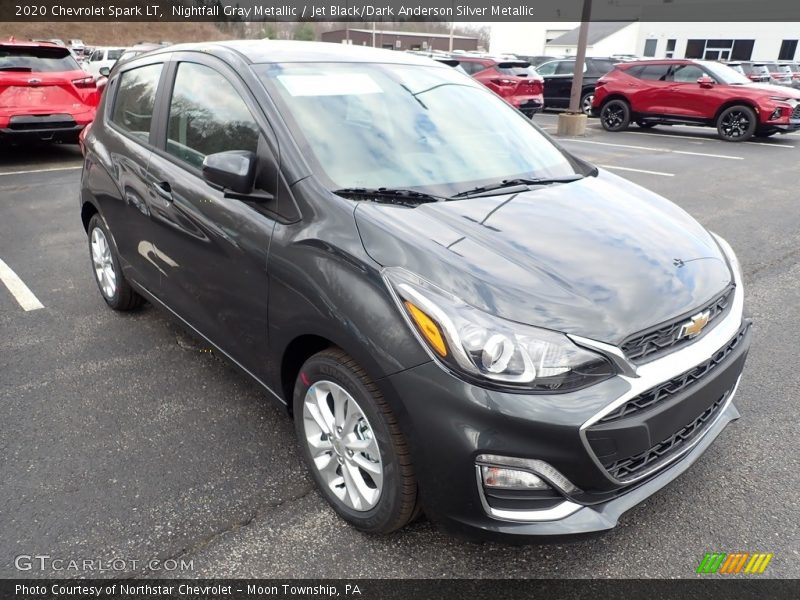 Nightfall Gray Metallic / Jet Black/Dark Anderson Silver Metallic 2020 Chevrolet Spark LT